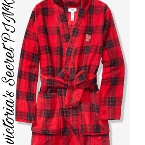 NWOT! Victoria secret plaid print robe!!